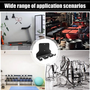 Wall Mount Rod Storage Rack Vertical Hanging Heavy Duty Barbell Storage hang pole Home rack Gym Bar Holder