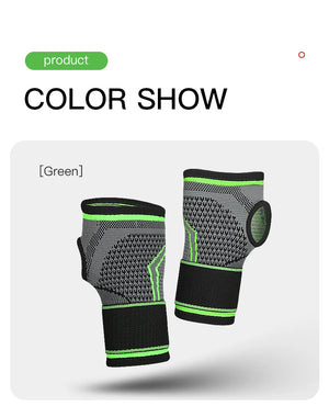 Gym Sports Wristband Wrist Protector Palm Guard Wrist Support Adjustable Wrist Brace Strap Compression Gloves for Carpal Tunnel