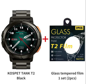 Original TICWRIS TANK T2 Military Smart Watches Men AMOLED Bluetooth IP69K Waterproof AI Voice Assistant Women Smartwatch Ultra