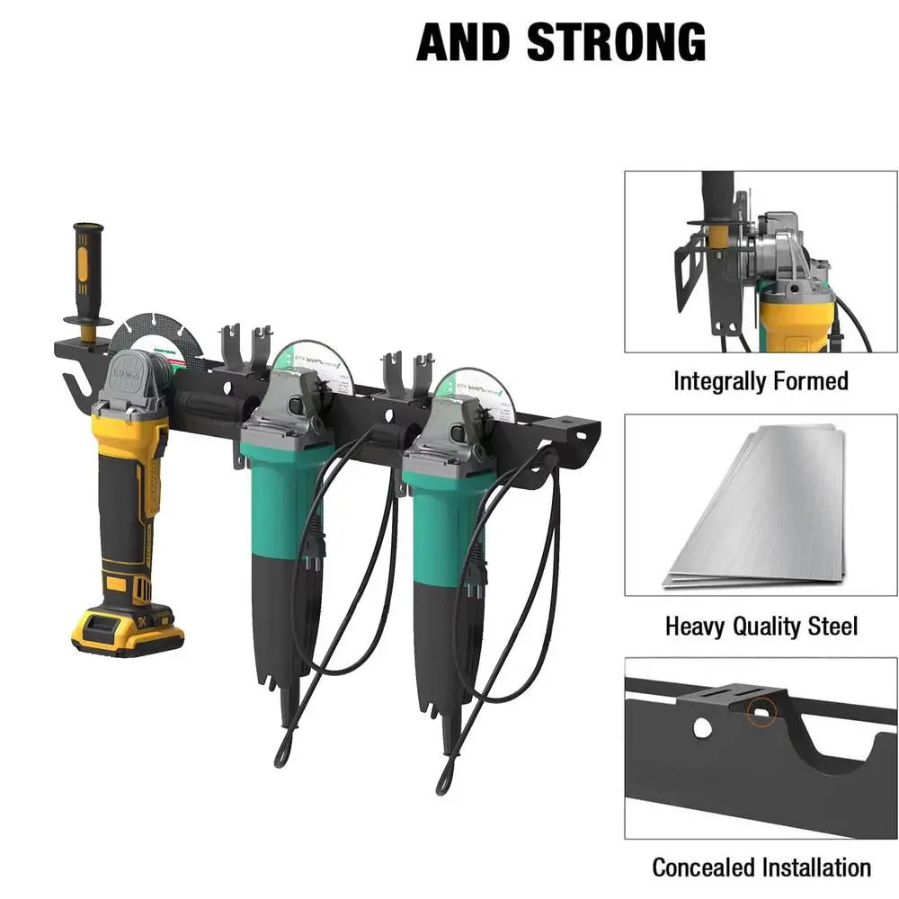 Angle grinder storage rack wall mounted tool storage rack angle grinder rack grinder bracket polisher bracket for tool storage
