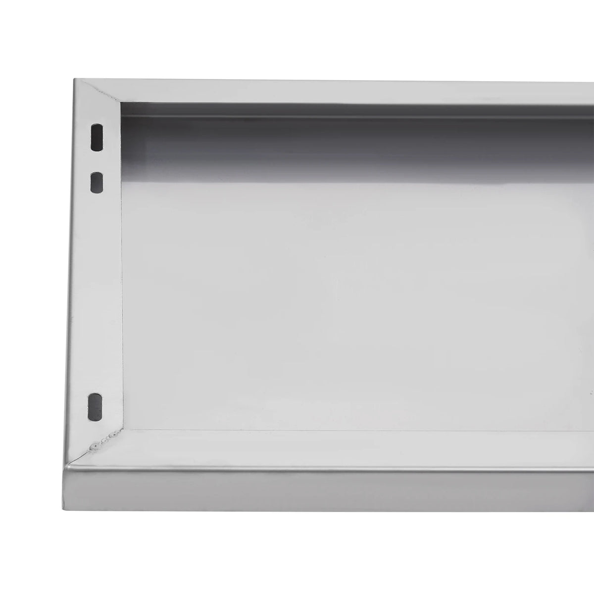 304 Stainless Steel Wall-Mounted Folding Table, Concession Shelf - Max Load 110lbs, Modern Rectangle Foldable Shelf for Kitchen