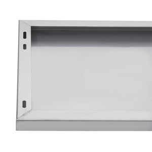 304 Stainless Steel Wall-Mounted Folding Table, Concession Shelf - Max Load 110lbs, Modern Rectangle Foldable Shelf for Kitchen