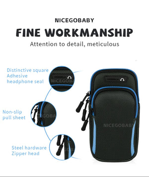 Running phone arm Bag for men and women Arm strap Sports arm Sleeve Artifact Wrist bag Waterproof lightweight outdoor equipment