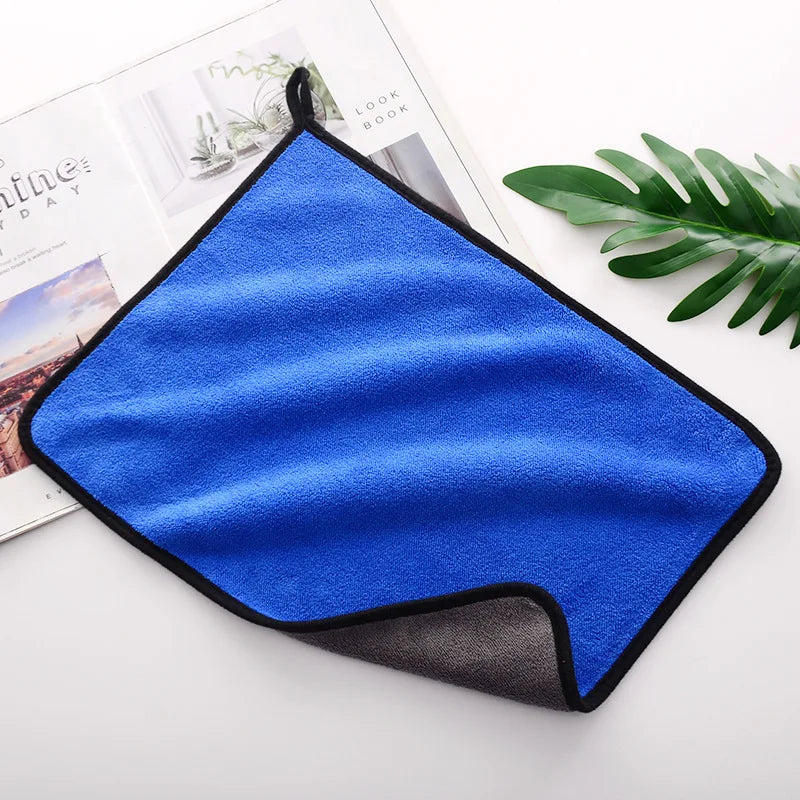Microfiber Cleaning Towel Extra Soft Super Absorbent Car Cleaning Cloth Professional Detailing Car Drying Towel Wash Accessories
