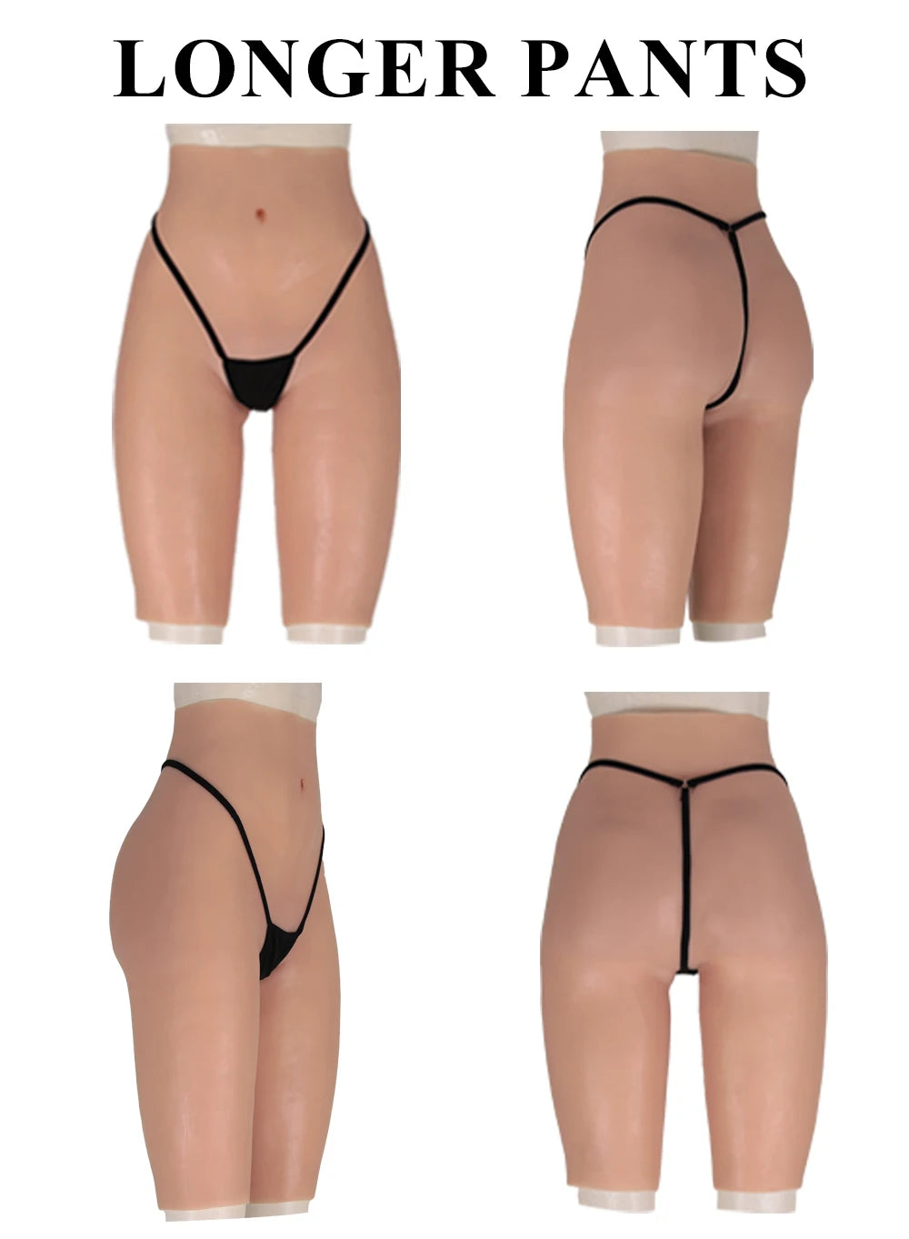 Silicone hip enhancer panties from Hot Trend Vault designed for drag queens and crossdressers, featuring a lift and cosplay-ready look.