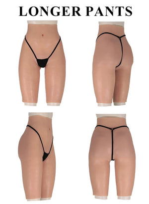 Silicone hip enhancer panties from Hot Trend Vault designed for drag queens and crossdressers, featuring a lift and cosplay-ready look.