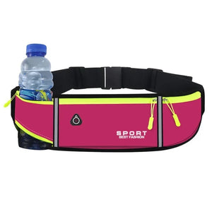 Sport Running Phone Case Waist Bag For Women Men Waterproof Comfortable Cycling Running Bag Safty Reflective Tape Sport Belt