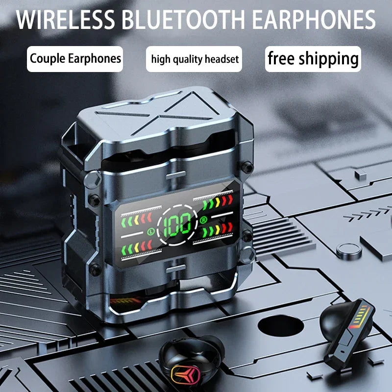 Upgraded TWS Wireless Headphones Noise Canceling Earbuds Bluetooth 5.3 Earphone HD Stereo Sports Waterproof Headset PK M25 M45