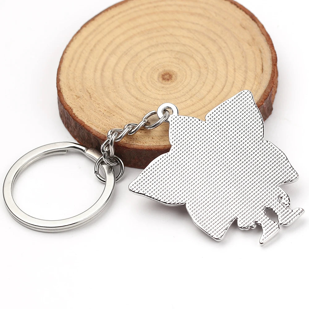 USA Sci-fi Thriller TV Series Demodog Keychain Metal Pendent Car Key Chain Keyring Jewelry Accessories Gifts For Men Women