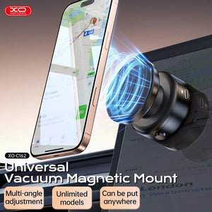 Hot Trend Vault XO C166 360° rotatable magnetic wireless car charger and phone holder for iPhone, Samsung, Xiaomi dashboard bracket