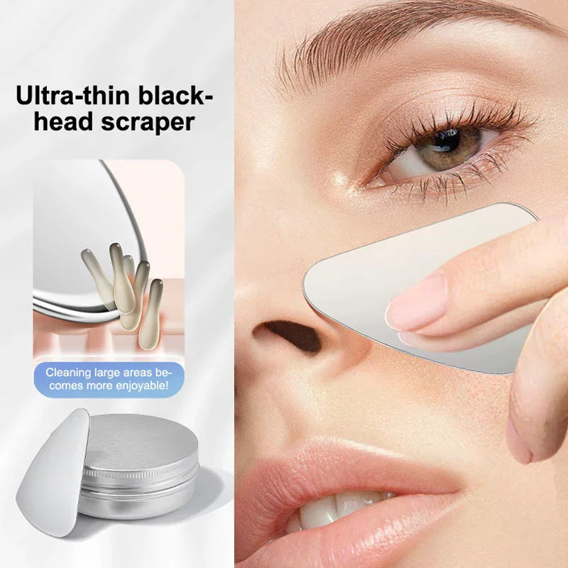 Facial Blackhead Removal Tool Face Scraper For Deep Cleansing Face Spatula Nose Whitehead Remover Skin Care Beauty Tools