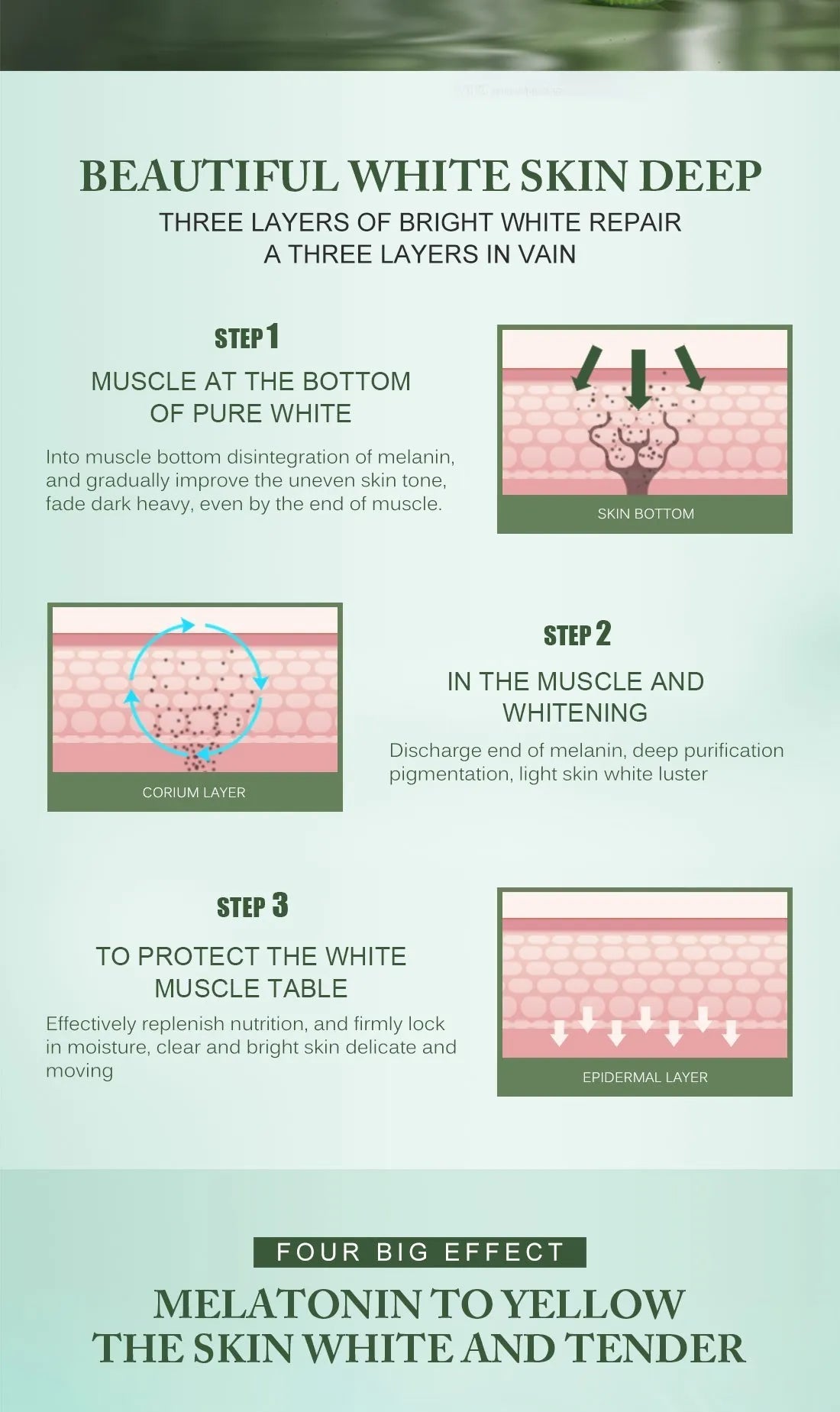 MeiYanQiong Dark Spot Remover Cream for Women with Snail Extract, featuring a sleek jar and cream inside.