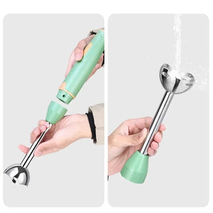 HOMEFISH Immersion Hand Stick Blender Electric Food Vegetable Grinder Handheld Stick Mixer for Smoothies Sauces