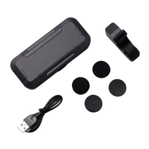Wireless motorcycle headset with noise cancelling for riders Pro by Hot Trend Vault, showing the sleek design and controls.