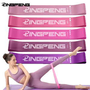 Resistance Loop Exercise Bands 5 Different Resistance Levels Elastic Band Suitable for arm Leg Stretching and Strength Training