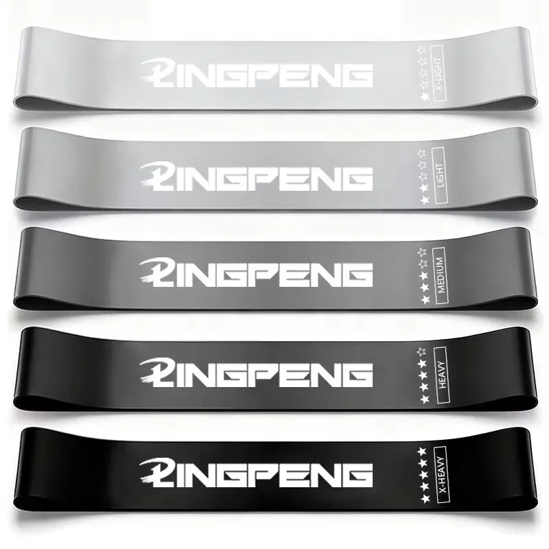 Resistance Loop Exercise Bands 5 Different Resistance Levels Elastic Band Suitable for arm Leg Stretching and Strength Training