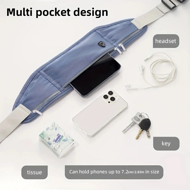 Waist Bag Marathon Running Outdoor Riding Fitness Waterproof Phone Cycling Bag Sports Male Female Waist Bags Sports Accessories