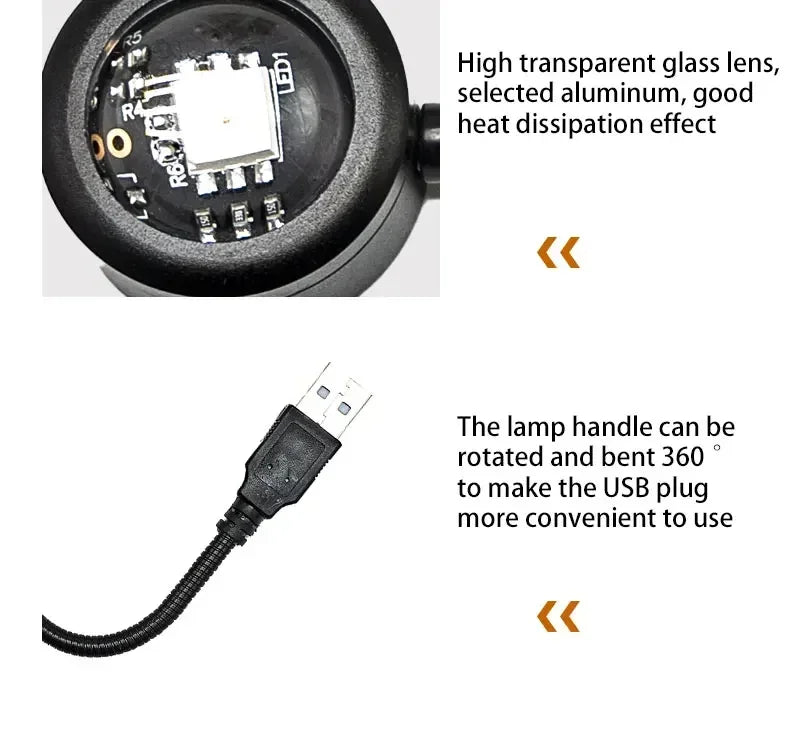 USB Sunset Lamp LED Rainbow Neon Night Light Projector Photography Wall Atmosphere Lighting for Bedroom Room Decor Nightlights