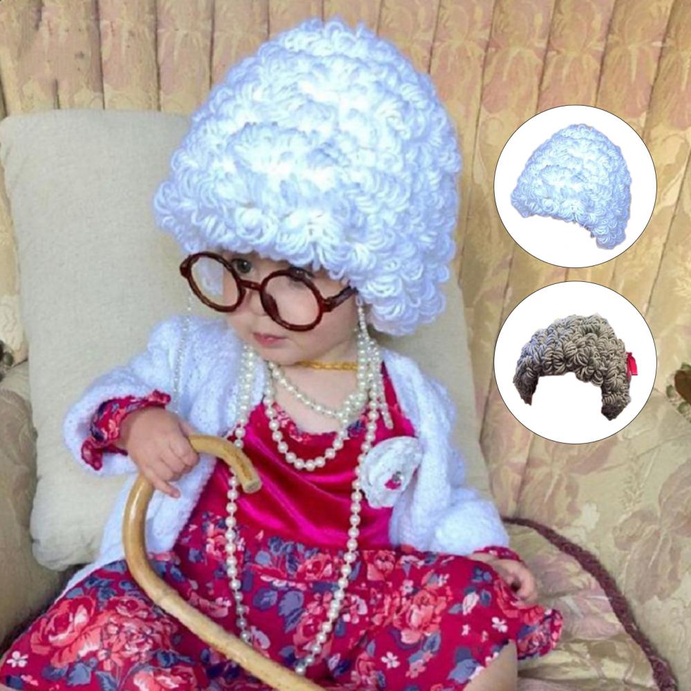 Cute kids cosplay wig hat prop from Hot Trend Vault, featuring a playful hairstyle for children's photo shoots and costume fun.