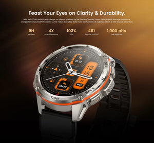 2024 NEW KOSPET TANK T3 Ultra GPS Smart Watches For Men Smartwatch Women Waterproof Electronic Fitness Digital Bluetooth Watches