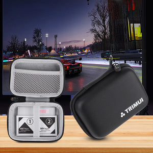 Hot Trend Vault JOCESTYLE Trimui Brick hard carrying case with shockproof design and tempered glass screen protector for handheld gamers.