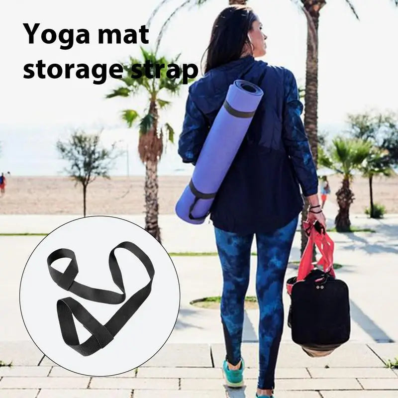 Yoga Mat Carrier Lightweight Yoga Mat Sling Hands-Free Yoga Mat Holder Strap Yoga Mat Carrying Strap for Gym Exercise