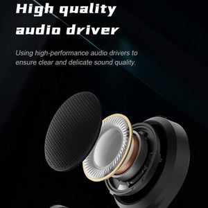 Wireless motorcycle headset by Hot Trend Vault with noise cancelling for riders, shown in a sleek black design.