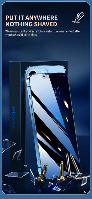 1-4Pcs Privacy Screen Protector for iPhone 14 13 11 12 Pro Max Mini 8 Plus Anti-spy Protective Glass for iPhone 15 16 17 XS MAX