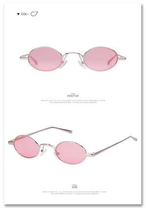 Sorvino Skinny Steampunk sunglasses for women with stylish metal frames and dark lenses, designed by Hot Trend Vault.