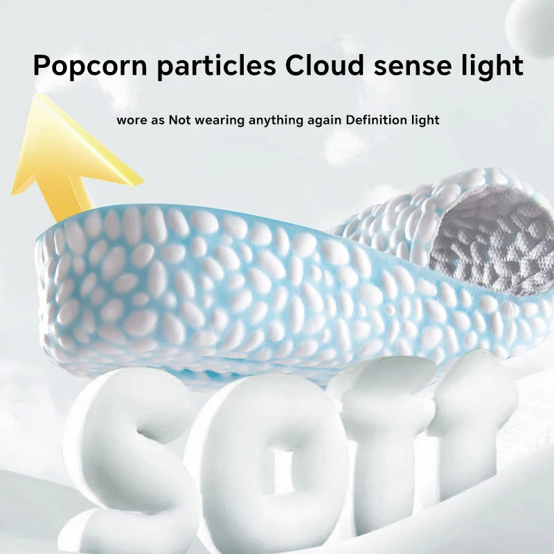 1 Pair EVA Material Invisible Height Increase Insoles For Shoes Breathable Shock Absorption Comfortable For Women Men