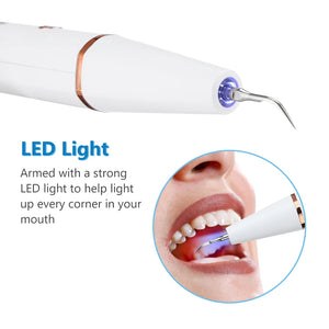 Hot Trend Vault Hailicare ultrasonic dental scaler for home use, removing calculus, stains, tartar, and whitening teeth.