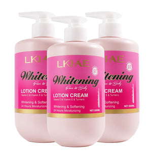 Hot Trend Vault AILKE Vitamin C Whitening Lotion for all skin types, brightening and hydrating skin in a sleek bottle.