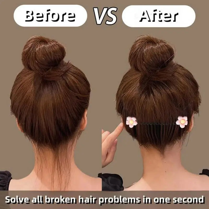 Hot Trend Vault flower crown hair comb clips for bun styling and hairpins, strong hold for women and girls.