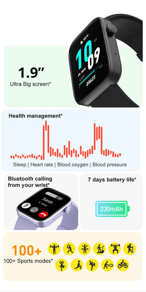 Unisex Hot Trend Vault COLMI P71 smartwatch with voice calling and health monitoring features, shown with a sleek digital display.