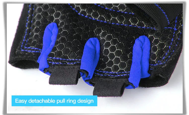 Guantes de levantamiento de pesas a prueba de golpes para hombres y mujeres con soporte para muñecas