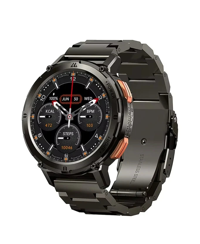 Original TICWRIS TANK T2 Military Smart Watches Men AMOLED Bluetooth IP69K Waterproof AI Voice Assistant Women Smartwatch Ultra