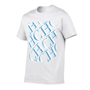 CHCH Men T-Shirt  Men Summer Cotton Tops Short Sleeved Fashion Tshirts O-neck Men Clothing Plus Size Tees