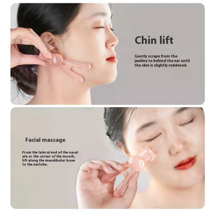 Facial Tools Massage Plate Rabbit Shape Face Lifting Guasha Scraping Massage Reduce Puffiness Nose Lifting Nose Guasha Care