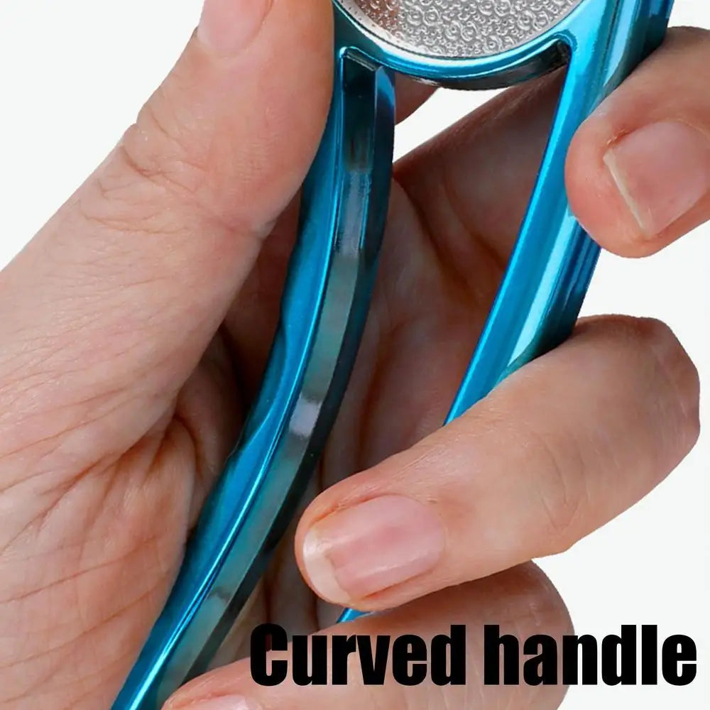 Nano glass pedicure foot file by Hot Trend Vault for callus removal, ideal for home spa foot care and exfoliation.