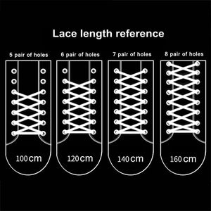 Durable polyester round sport shoelaces for men and women, suitable for outdoor activities, by Hot Trend Vault