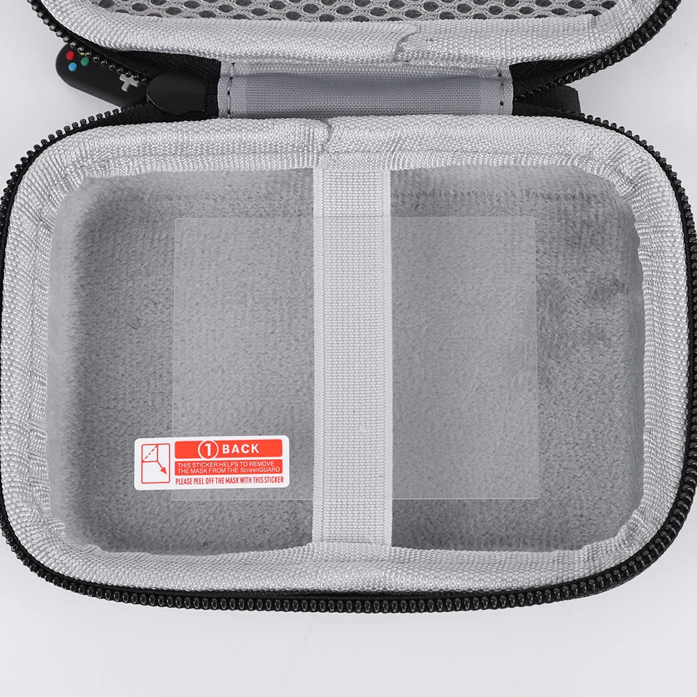 Hard Carrying Case Shockproof Protection Bag Anti-scratch Tempered Glass Screen Protector for Trimui Brick Handheld Game Console