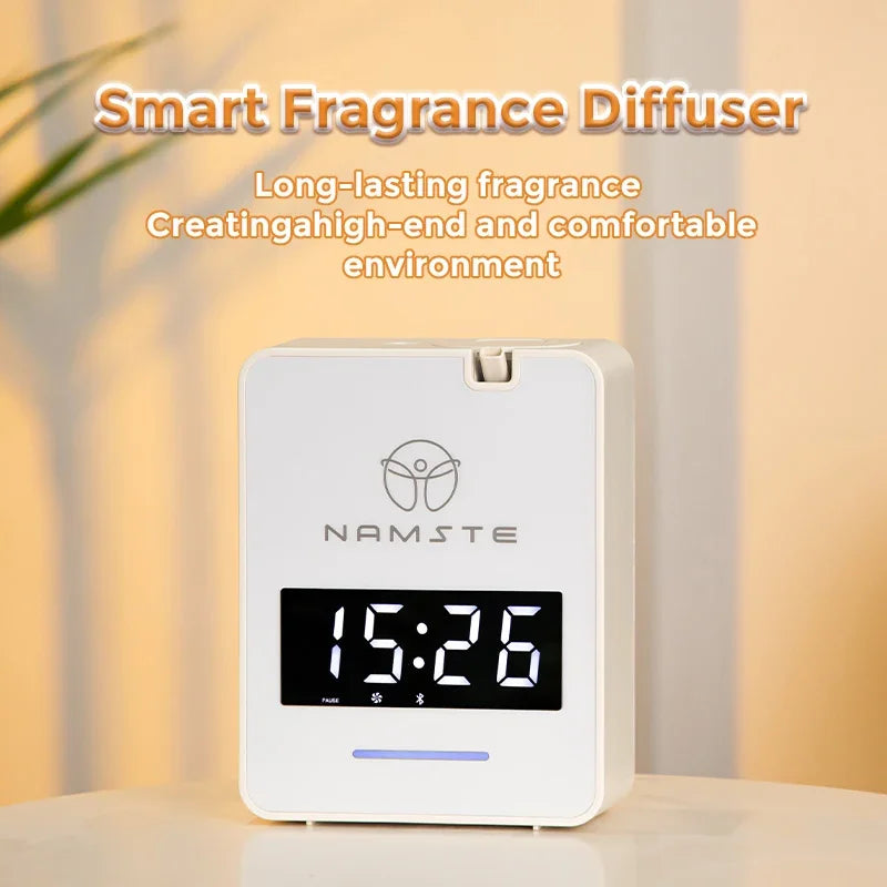 Namste LuxPerfume aroma diffuser by Hot Trend Vault, 300ml capacity with Bluetooth fan, air freshener for home HVAC spaces.
