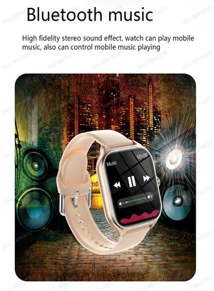 Hot Trend Vault smartwatch with 1.83-inch HD display, Bluetooth call alerts, music, and sports mode for Android and iOS devices.