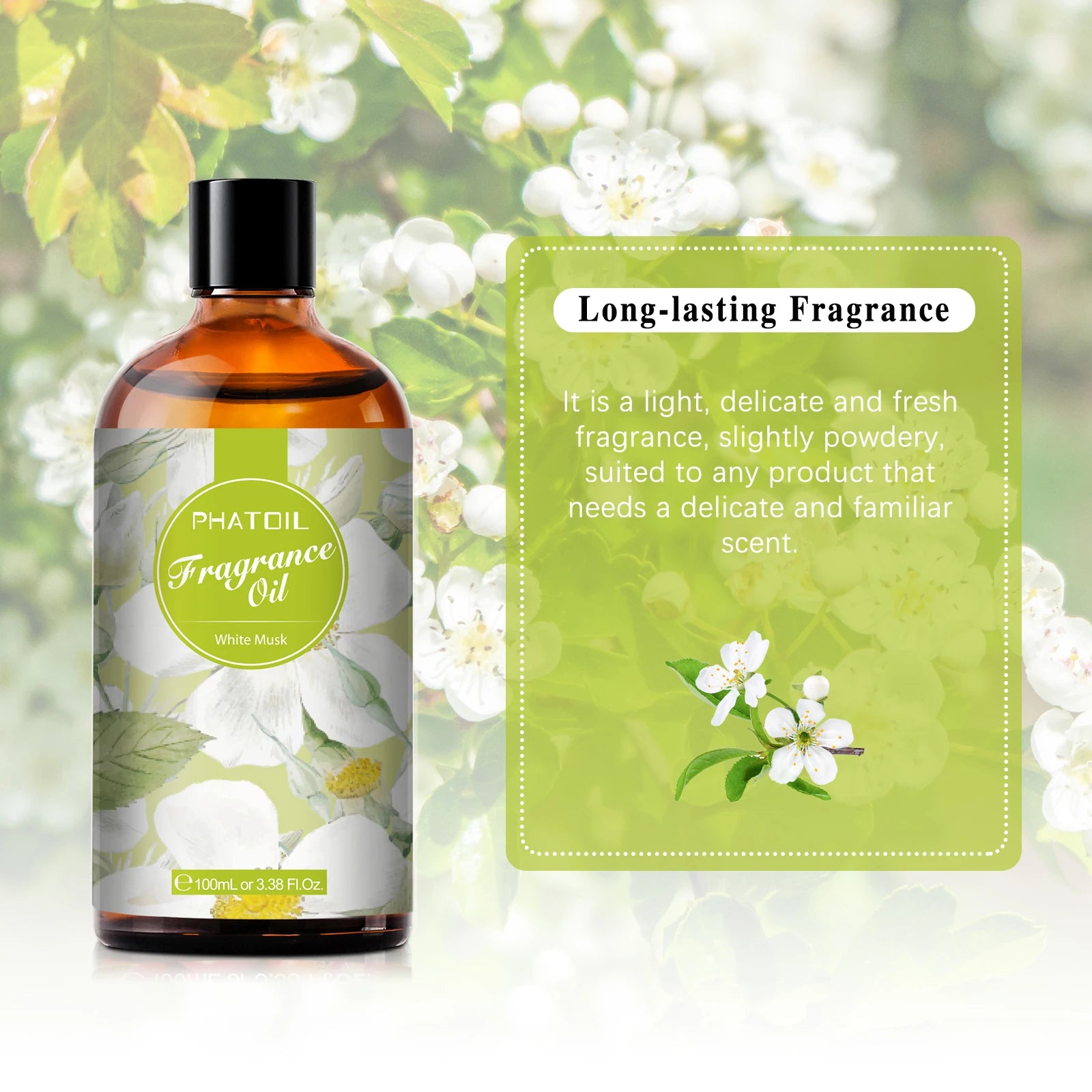 Hot Trend Vault Phatoil 100ml fragrance oils for diffusers and candles, featuring pure scent for DIY crafts and multiuse applications.