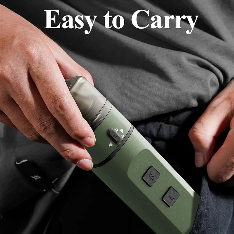 EAS-Green Electric Herb Grinder – One-Touch Operation, Up To 1.5G, Portable Auto Grinding Machine For Dry Spices