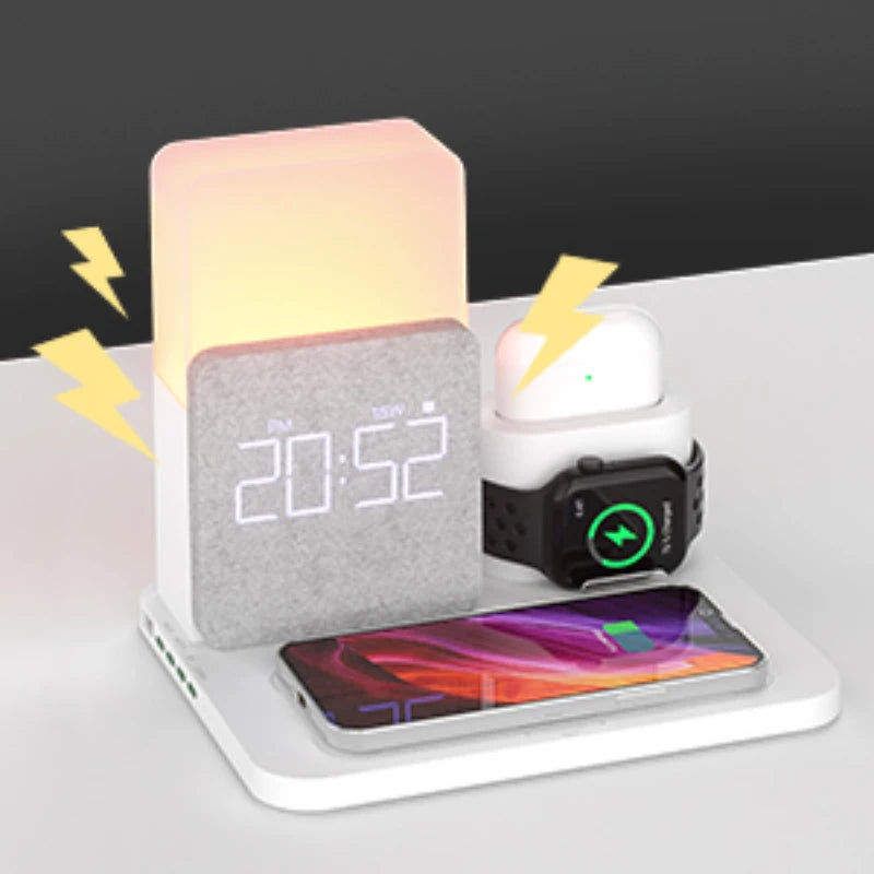Hot Trend Vault wireless charging stand for iPhone with fast charge capability, featuring sleek design and easy-to-use stand.