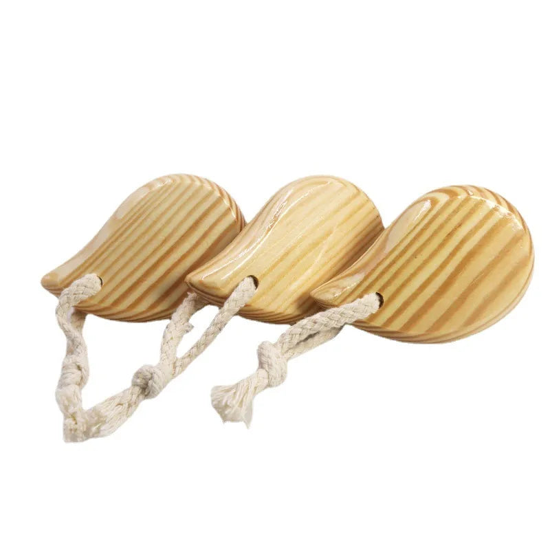 Facial Cleansing Brush, Wooden Handle Soft Bristle Face Brush, Cleaning Device, Soft Bristle Manual Multi-Bristle Brush