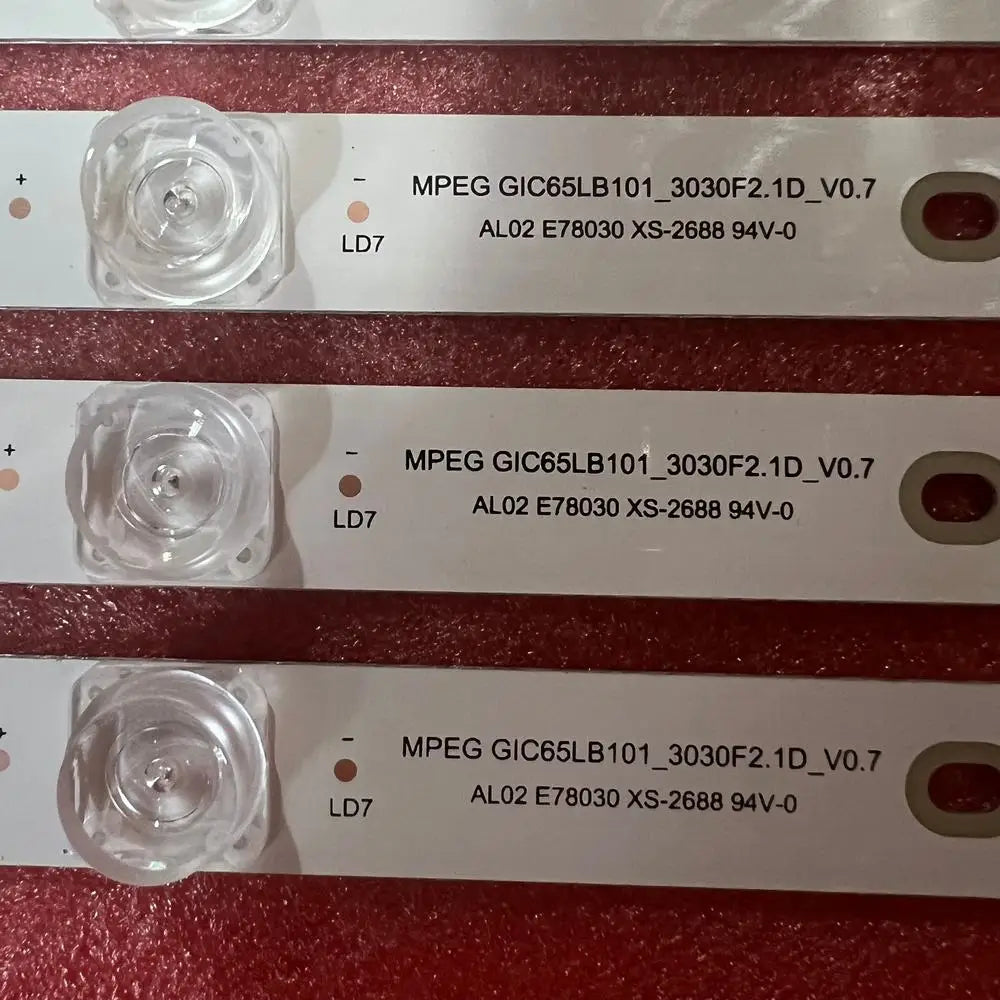 LED Strip 8LED Blue light For TCL 65C715 GIC65LB101 GIC65LB100_3030F2.1D