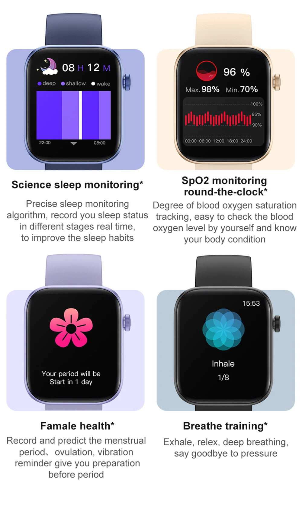 Hot Trend Vault COLMI P71 smartwatch with voice calling and health monitoring features, unisex design, shown in a sleek black model.