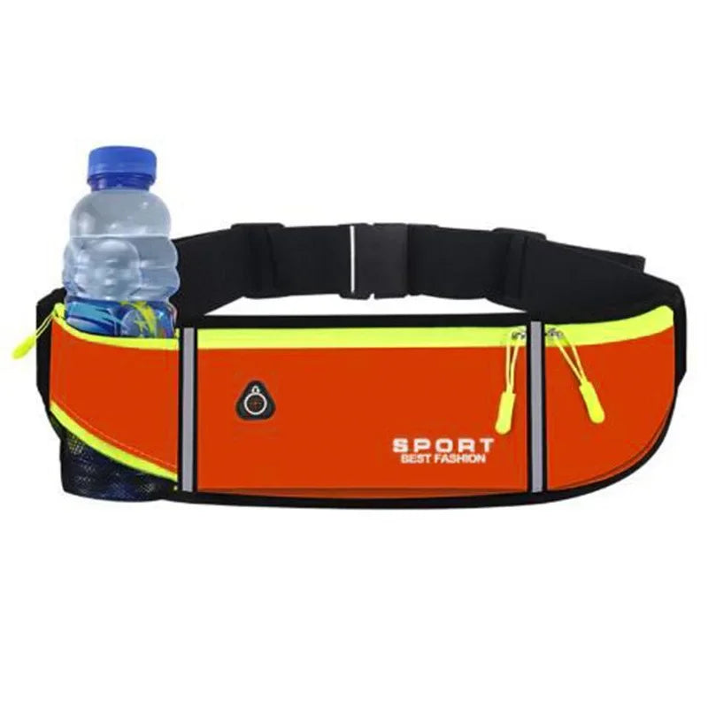 Sport Running Phone Case Waist Bag For Women Men Waterproof Comfortable Cycling Running Bag Safty Reflective Tape Sport Belt